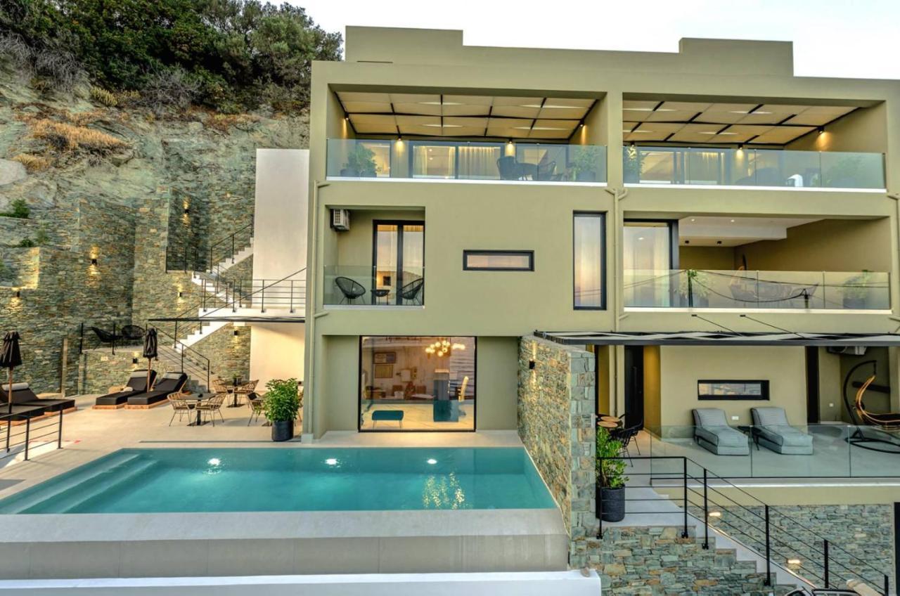 Irini Design Apartments Plomari Exterior foto